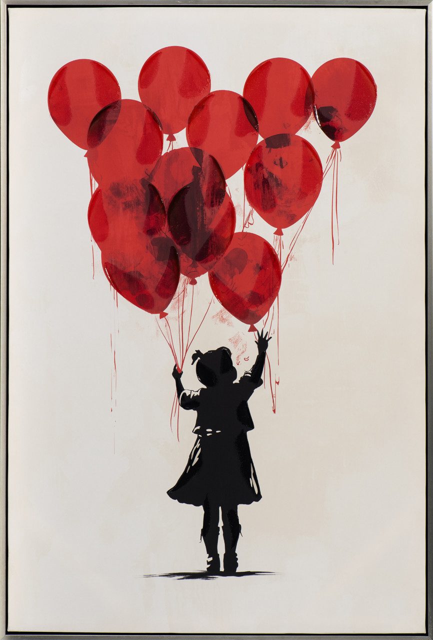 ArtUniverse Gemälde Balloon Girl 60x90 cm, .