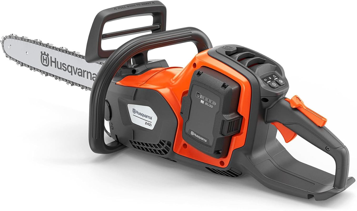 Husqvarna Akku-Kettensäge 242i, 35.6 cm Schwertlänge, ohne Akku und Ladegerät, Hohe Leistung, Heavy-Duty für Brennholz & Fällarbeiten zu Hause