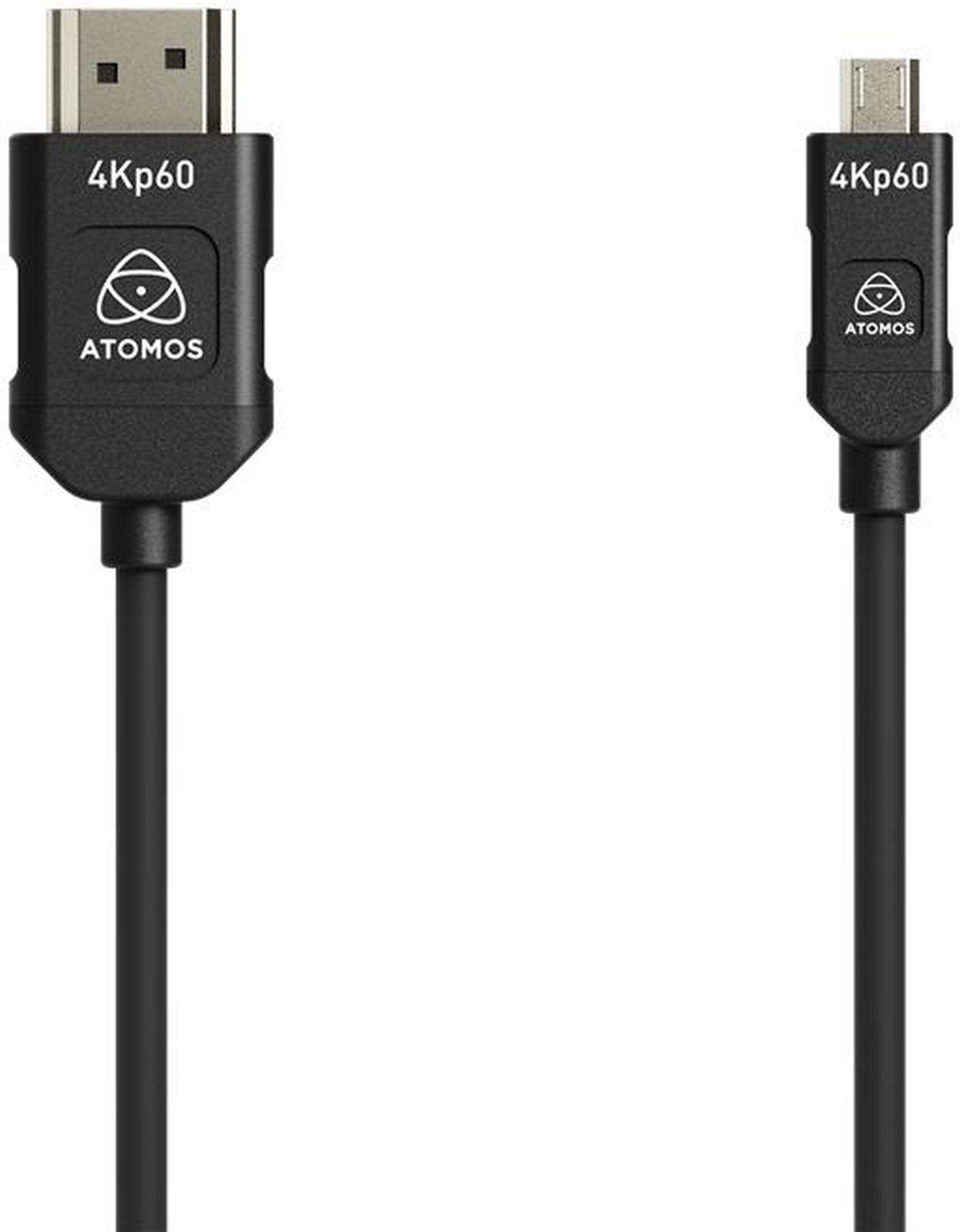 Atomos Micro HDMI Kabel 4K60p 45cm Objektivzubehör