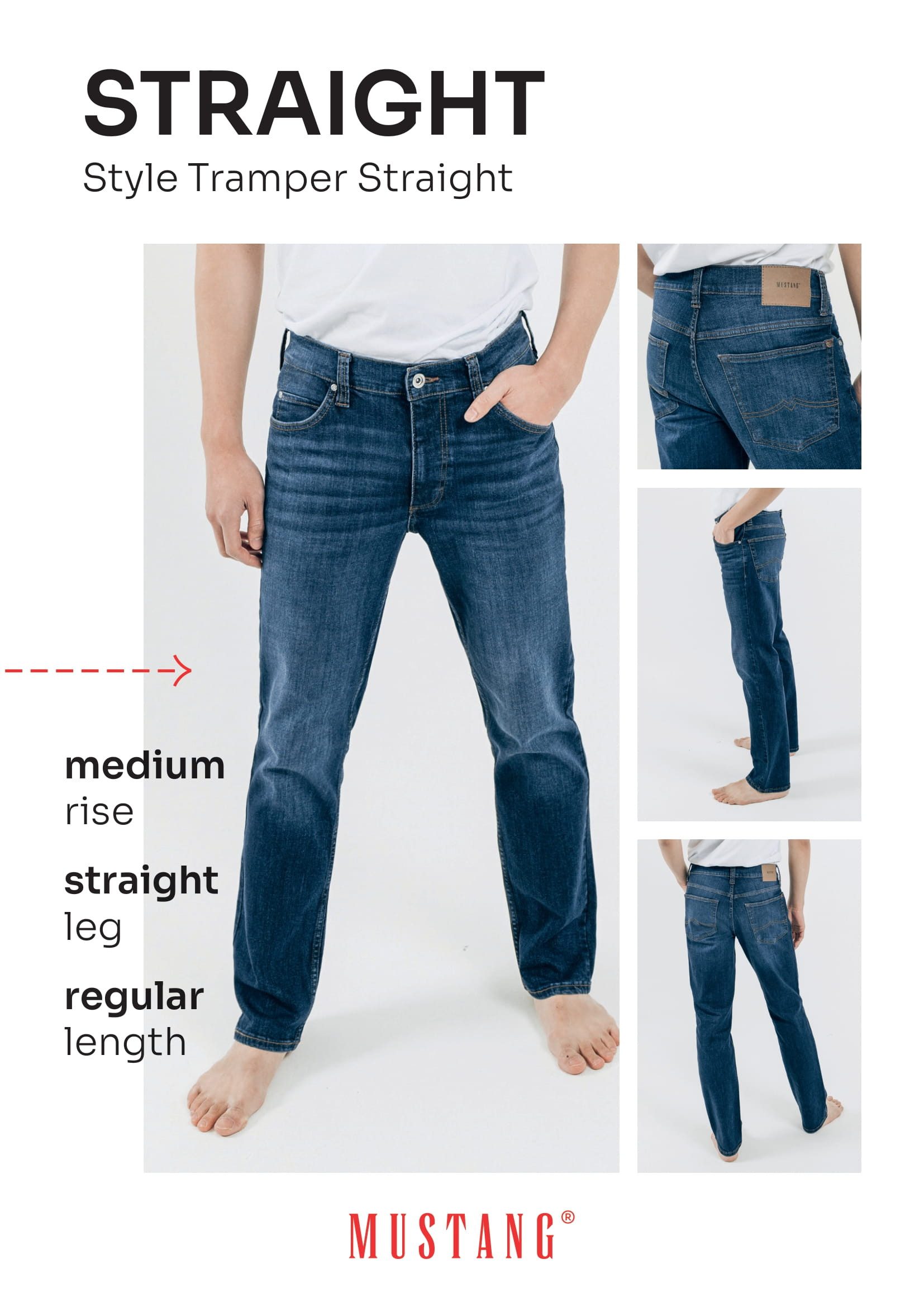 MUSTANG Straight-Jeans Tramper Straigt