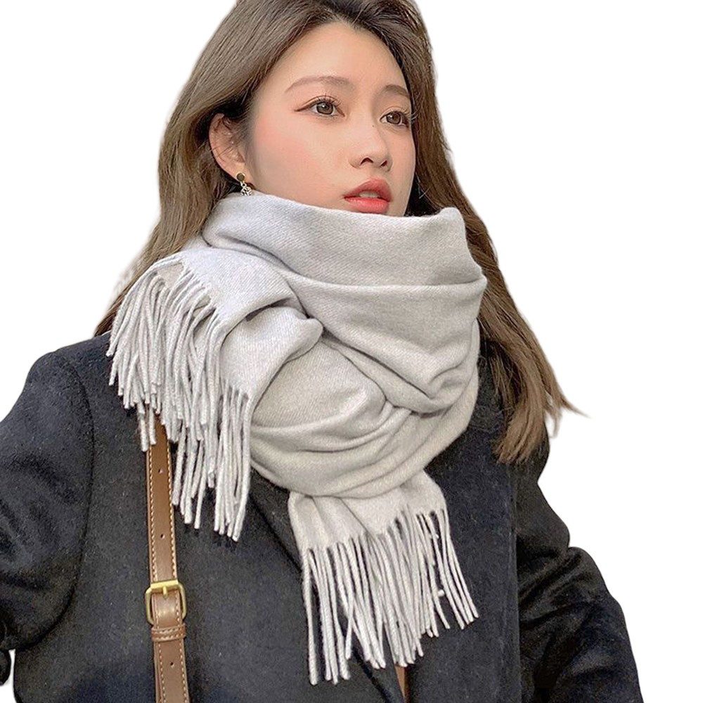 Coonoor Modeschal Winter Warme Schal,Oversized Fransen günstig online kaufen
