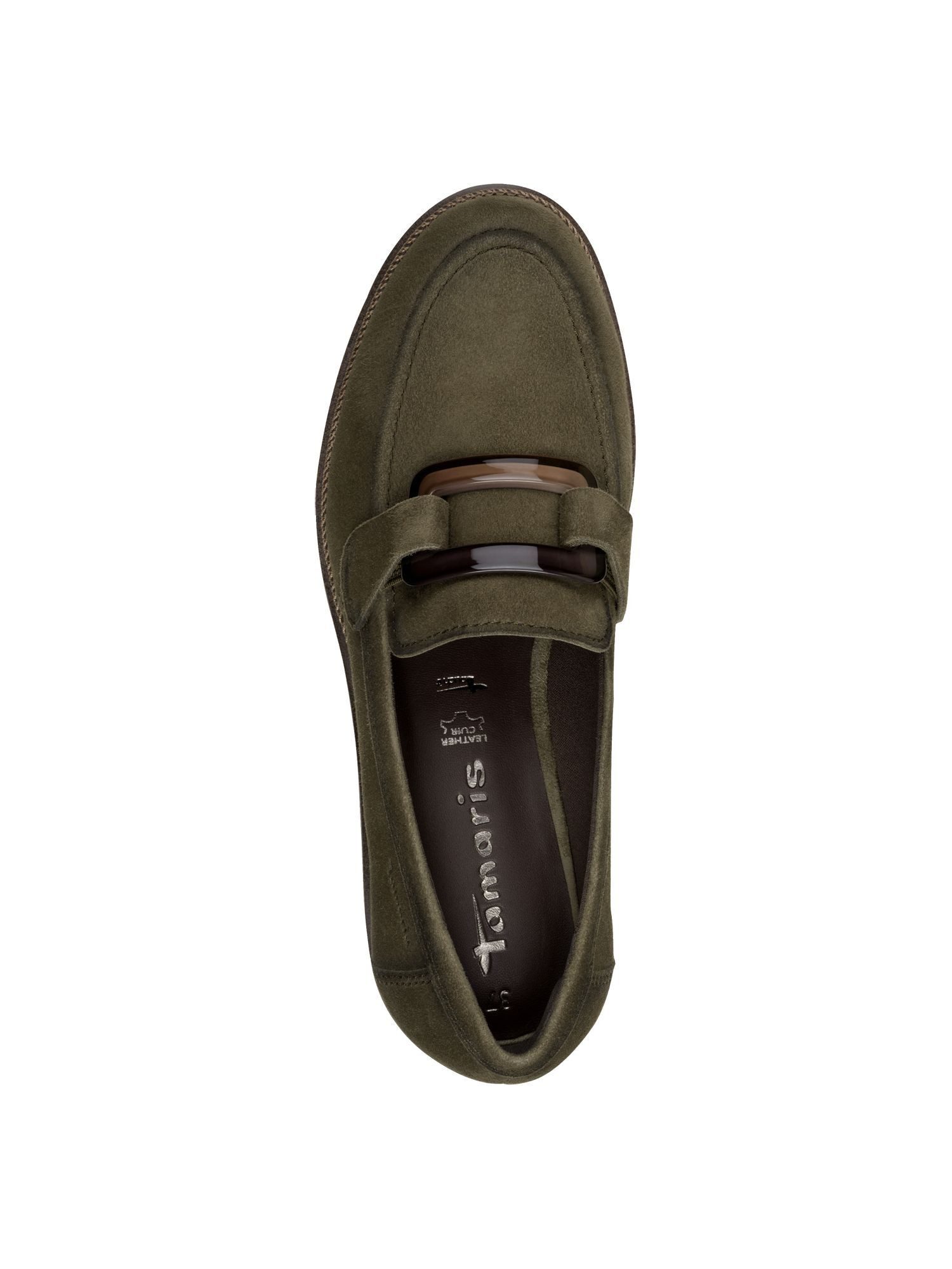 Tamaris TOUCH-IT aus Leder kein Absatz 1-24722-43 Slipper TOUCH-IT