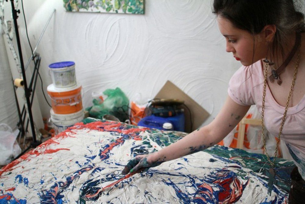 Unikat, Bild Gemälde Klimt handgearbeitet ein »G16257«, Gustav jedes JVmoebel