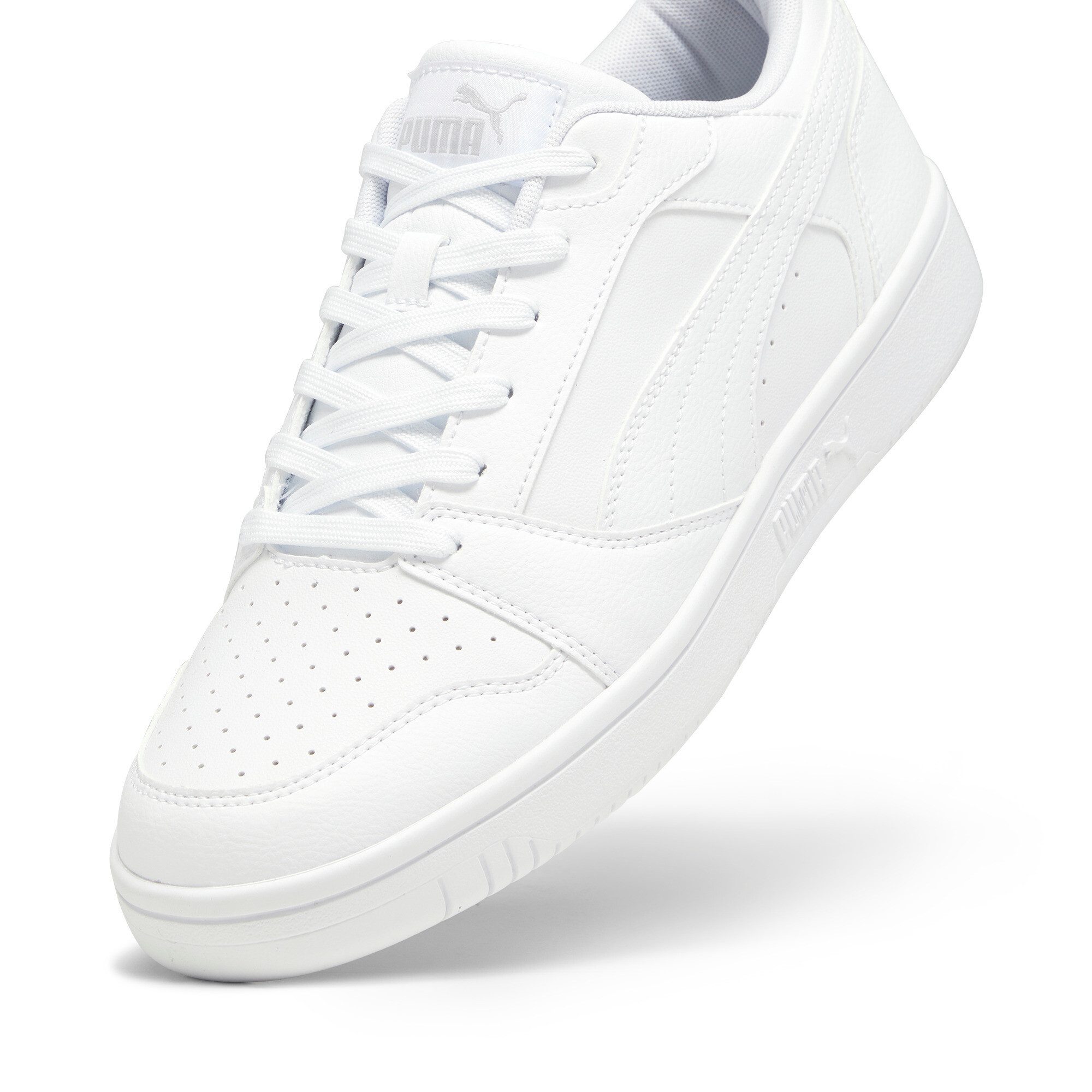 PUMA REBOUND V6 LOW Sneaker niedrig geschnitten, mit Schnürverschluss, aus getrommeltem Leder – Bild 5 von 5