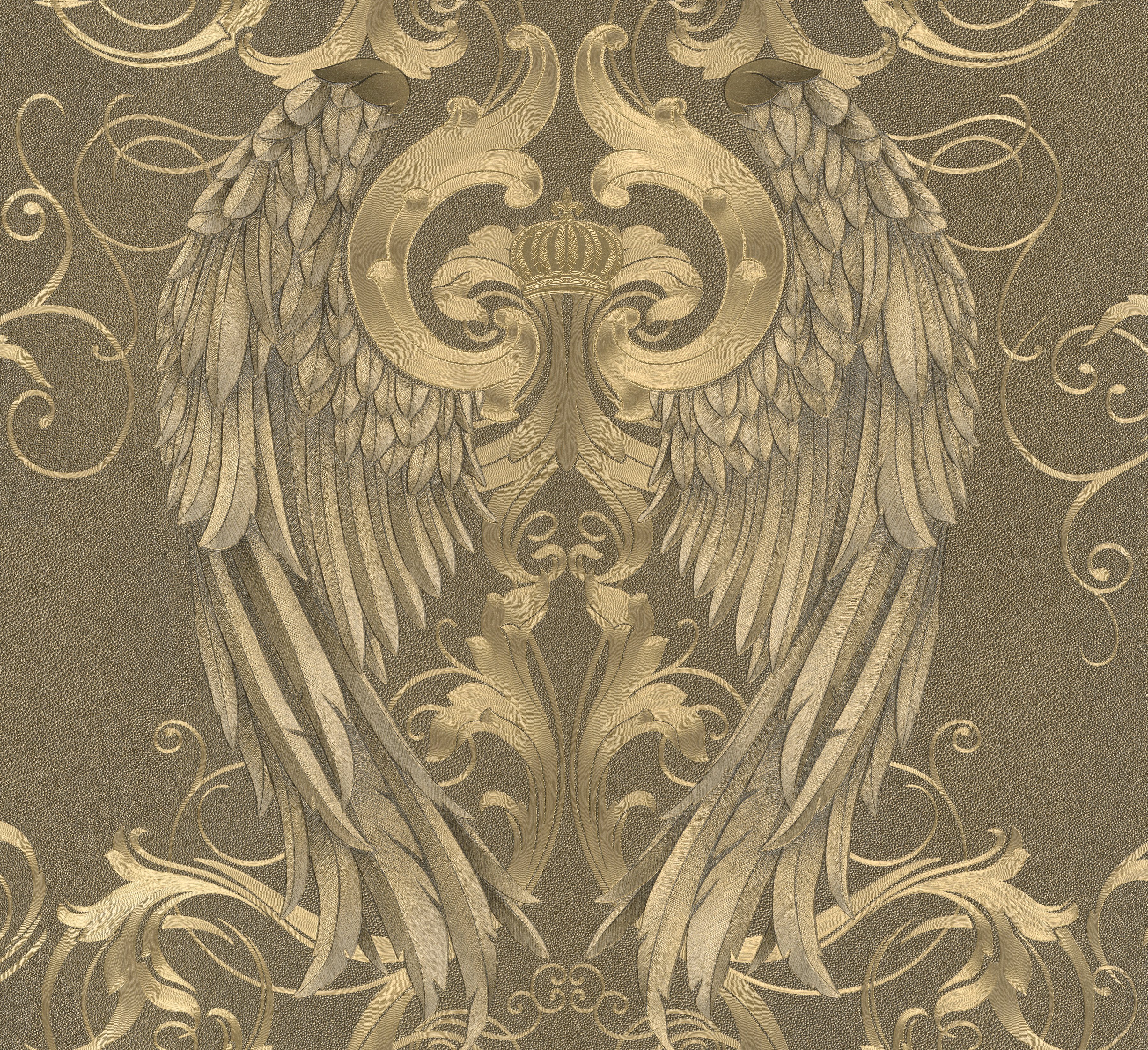 Glööckler Vliestapete Gold, ornamental, moderne Tapete günstig online kaufen