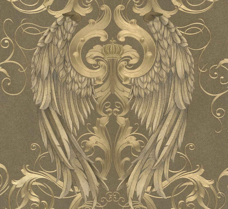 Glööckler Vliestapete »Gold«, ornamental, restlos abziehbar