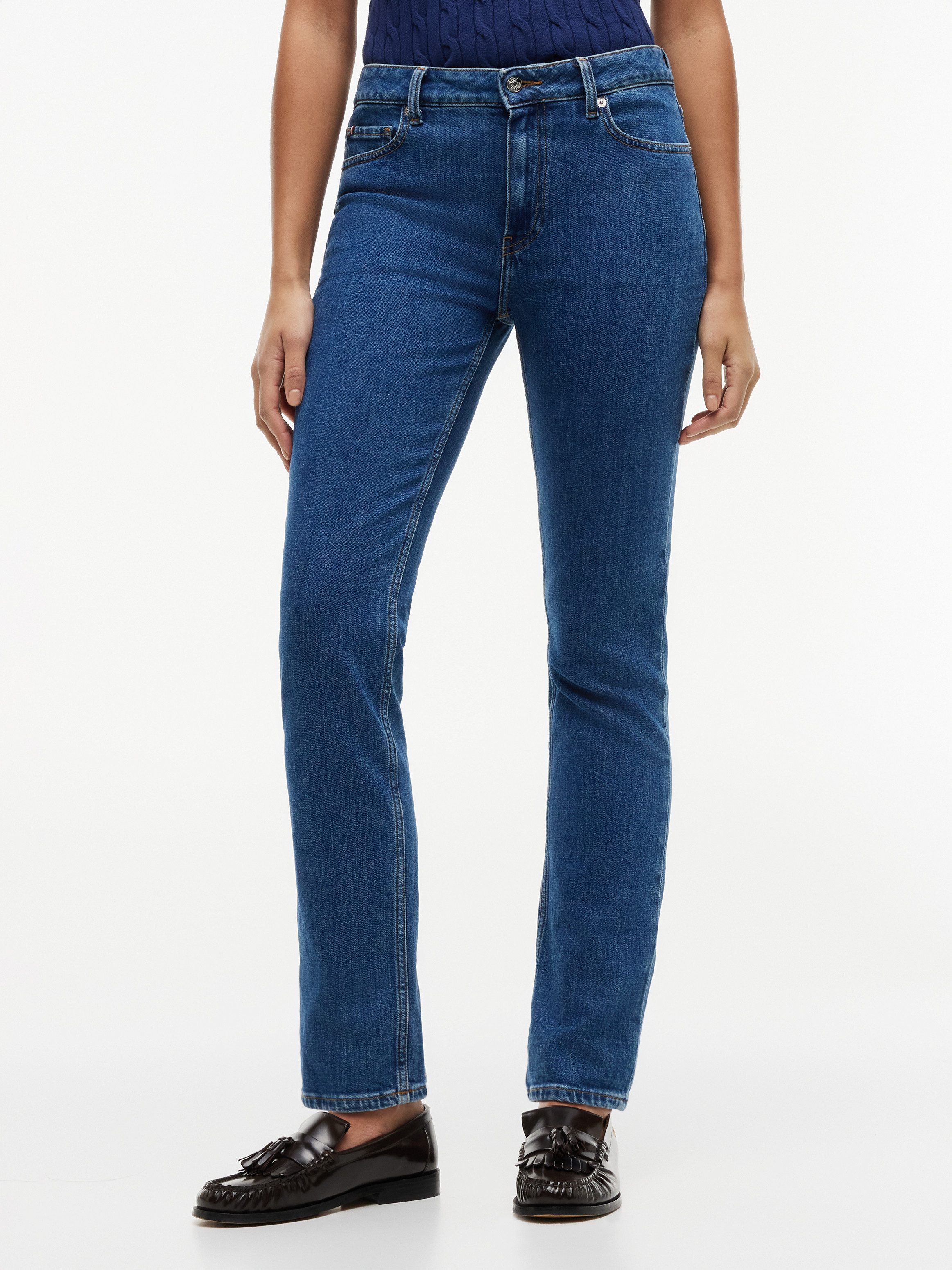 Tommy Hilfiger Slim-fit-Jeans SLIM RIAN RW Baumwollmischung, slim fit