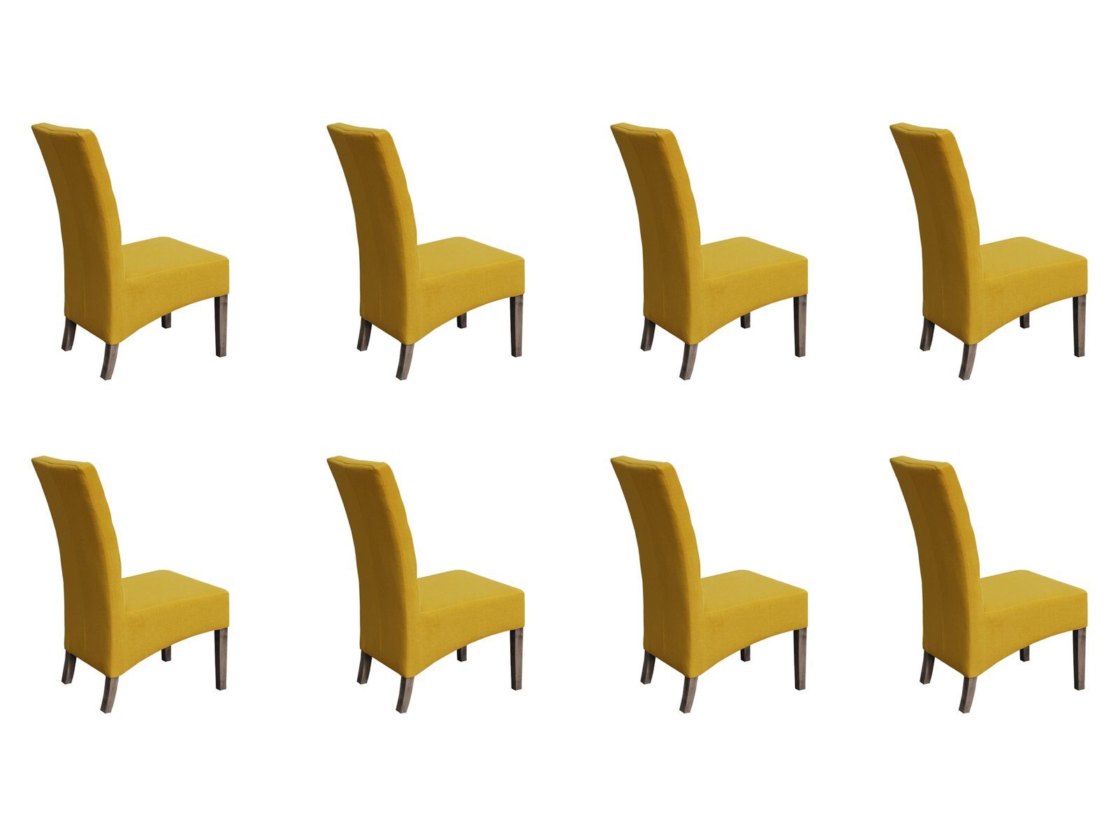 JVmoebel Stuhl, 8x Stühle Stuhl Polster Design Lounge Club Sitz Lehn Garnitur Sessel Skosne Neu