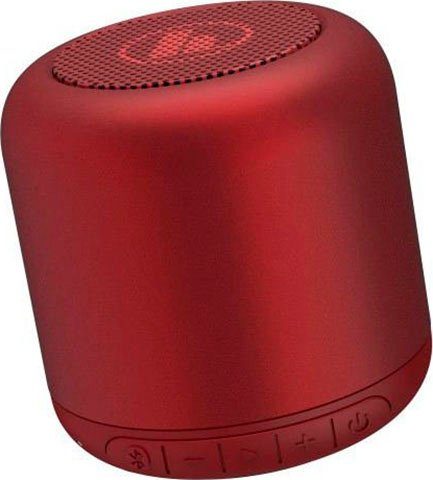 AVRCP Hama Integrierte HFP, knallrot (3,5 Bluetooth® Lautsprecher Bluetooth, Bluetooth-Lautsprecher "Drum Bluetooth, 2.0" Aluminiumgehäuse) (A2DP Robustes W Freisprecheinrichtung)
