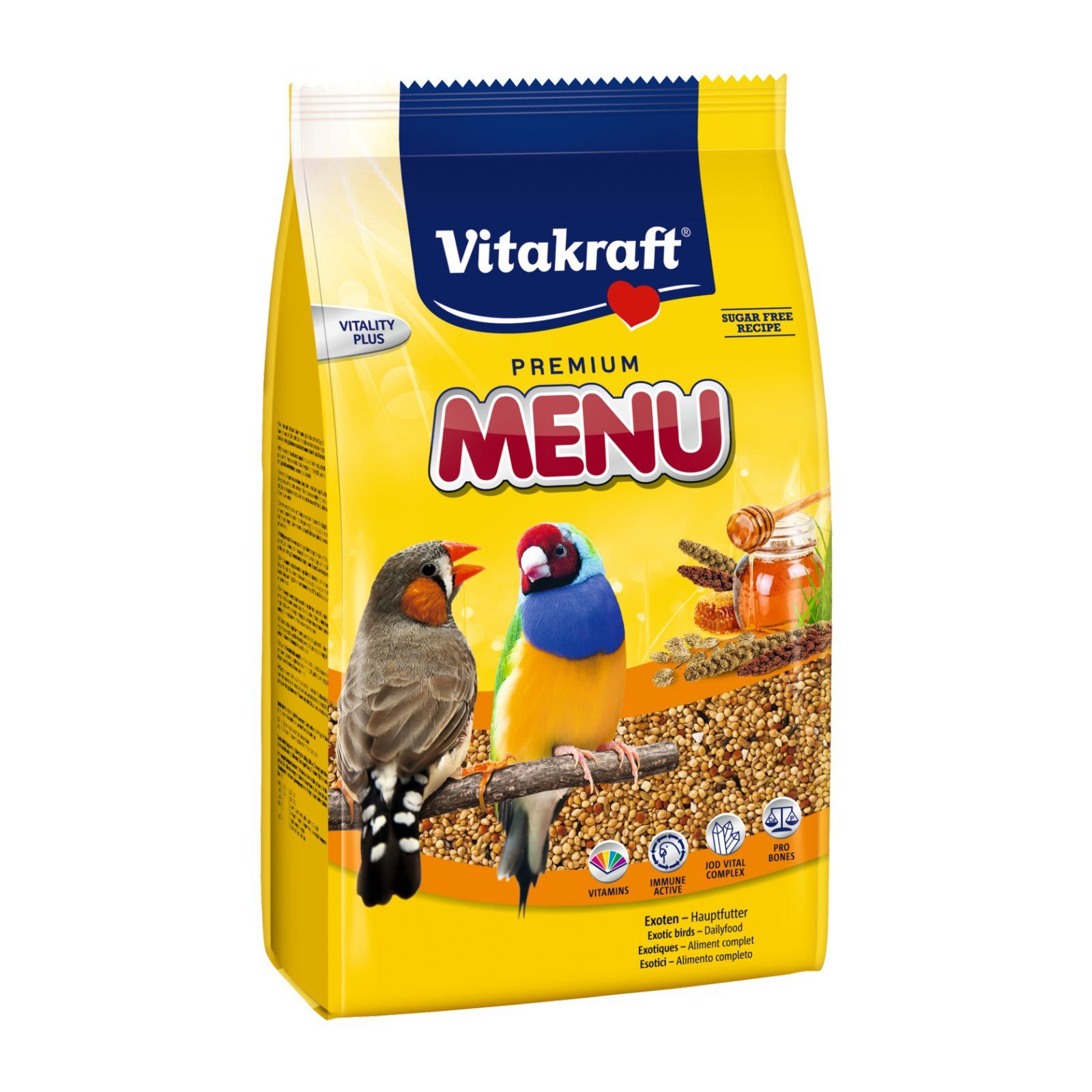 Vitakraft Premium Menü für Exoten, 1 kg, Hauptfutter für: Exoten von Vitakraft
