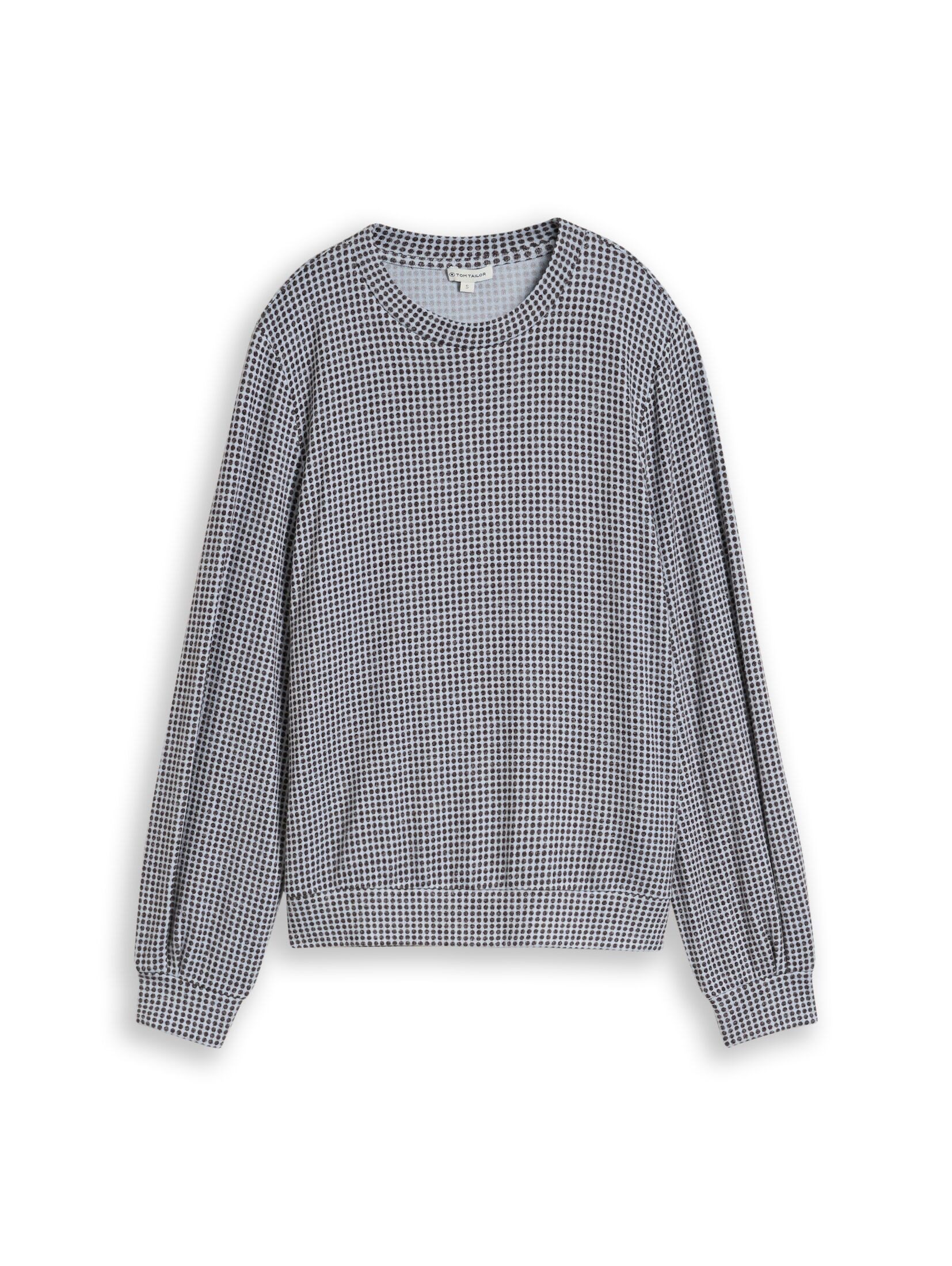 TOM TAILOR Langarmshirt T-Shirt (im Einserpack) Cosy Langarmshirt mit Muster – Bild 2 von 5