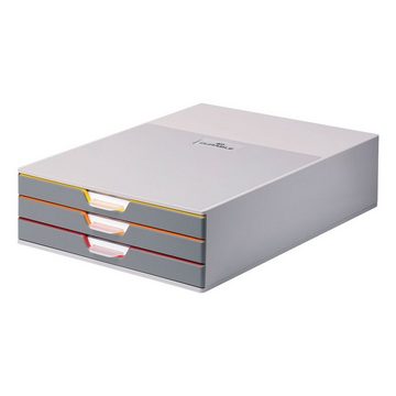 DURABLE Schubladenbox VARICOLOR® 3, mit 3 Schubladen, geschlossen, stapelbar