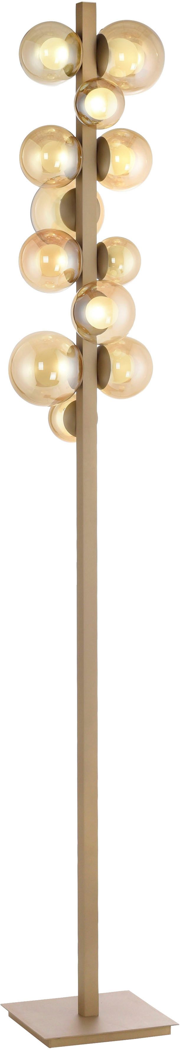 Neuhaus PURE LED Stehlampe PURE Popup, CCT - über Fernbedienung, LED fest integriert, warmweiß - kaltweiß, Stufenloses dimmen, CCT, Tastdimmer, Memoryfunktion
