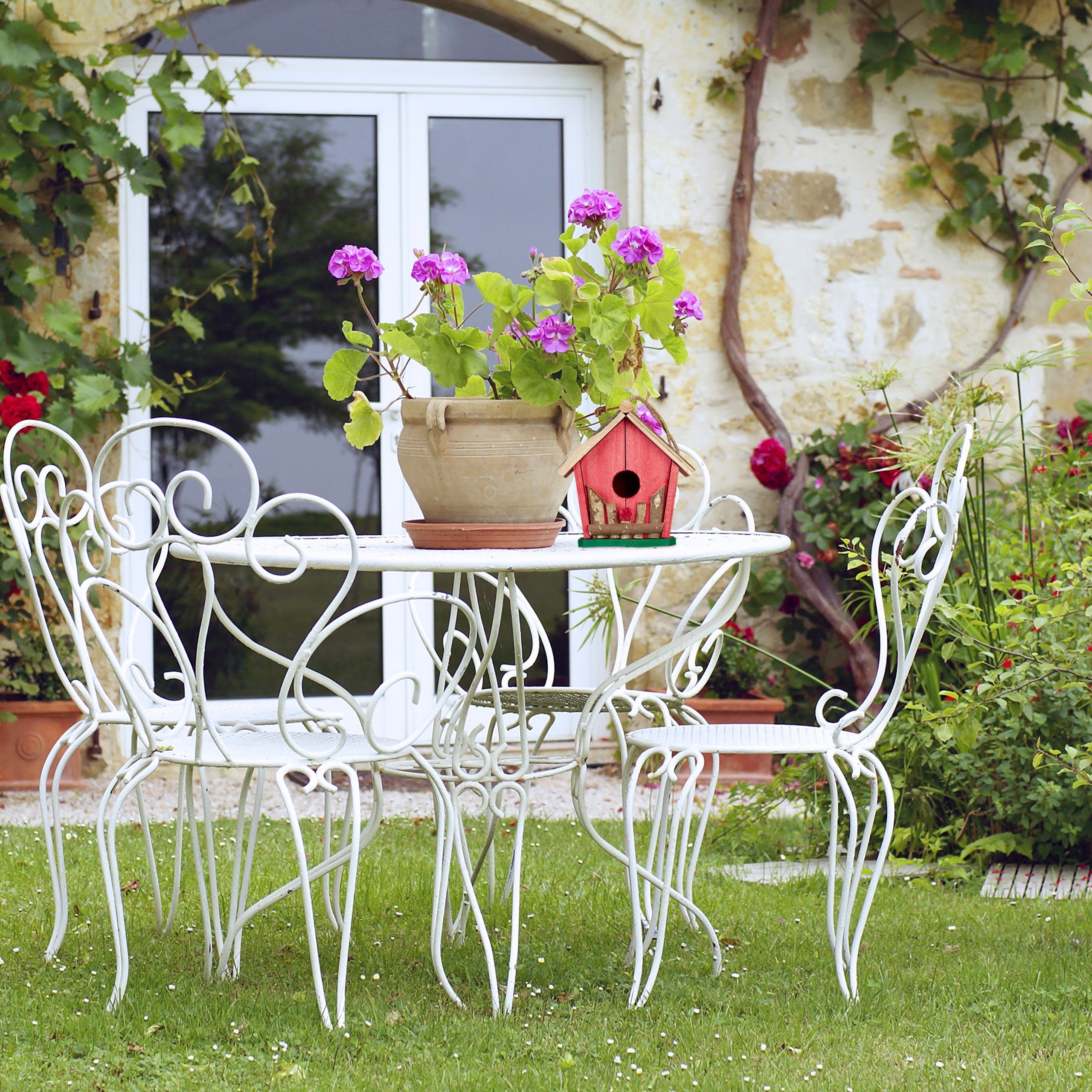 relaxdays Vogelhaus Mini Vogelhaus bunt günstig online kaufen