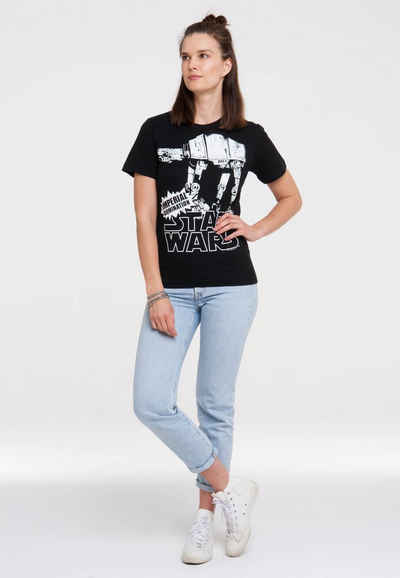 LOGOSHIRT T-Shirt »Star Wars - AT-AT« mit lizenziertem Print