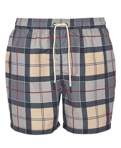 Barbour Badeshorts Herren Badeshorts STAPLE TARTAN SWIM SHORT (1-St)