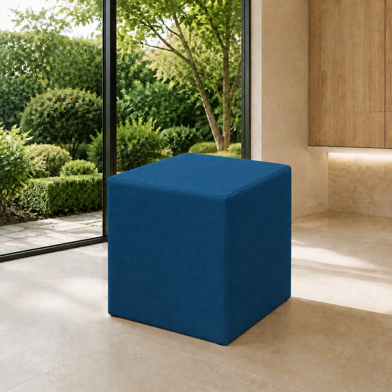 Best for Home Sitzhocker Cube Pouf – Stilvoller Samt Hocker & Fußhocker (Einzelstück, 1 St., verschiedene Farben), Handwerksqualität,TOP Preis-Leistungs-Verhältnis