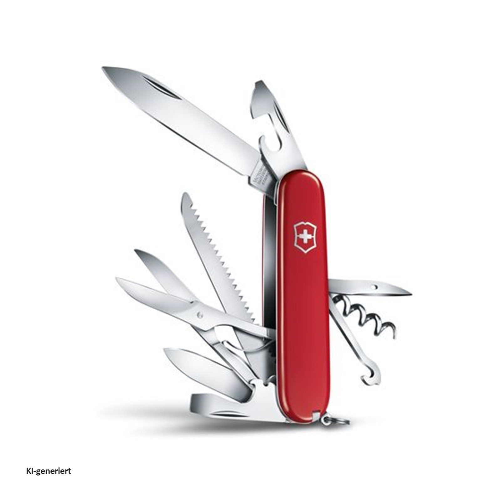 Victorinox Taschenmesser Taschenmesser Huntsman, (Stück, 1 St., 1 Taschenmesser), Multitool 15 Funktionen