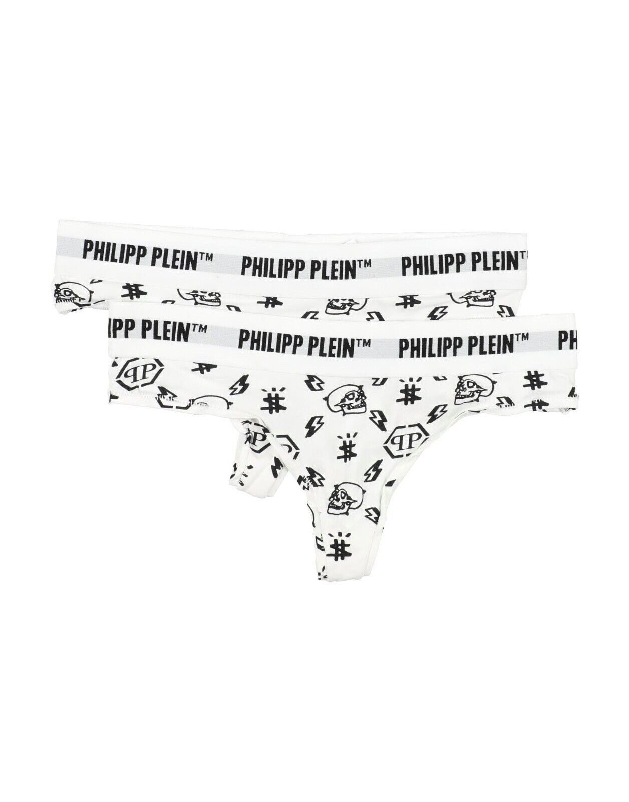 Stringtanga Philipp Plein Damen Unterwasche, PHILIPP PLEIN Tanga Donna 2er BiPack