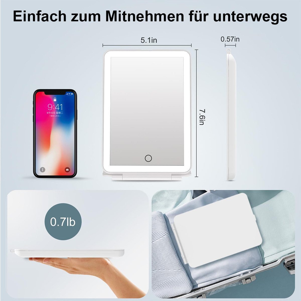 feinlux Schminkspiegel CT0985