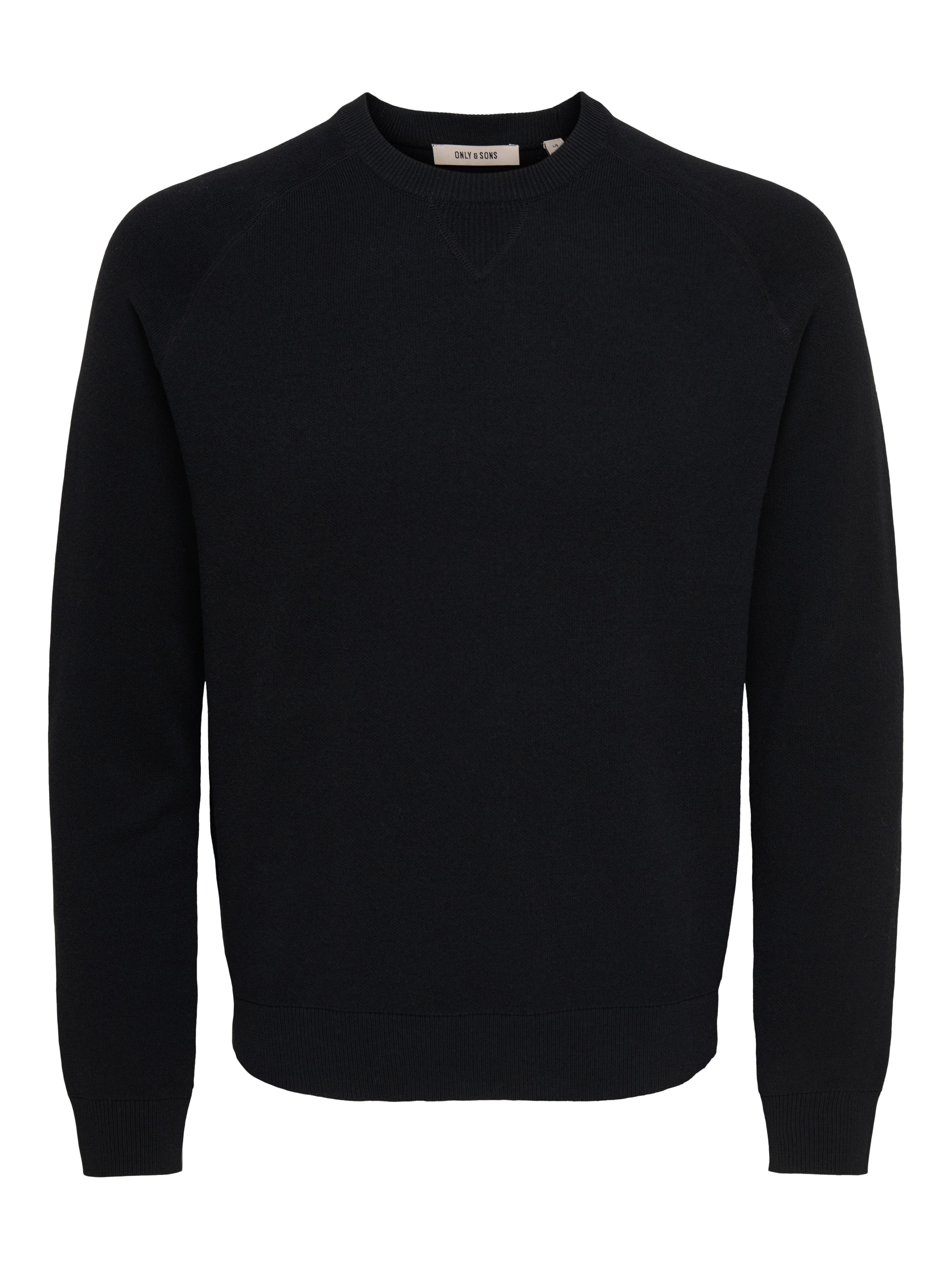 ONLY & SONS Rundhalspullover ONSVILLAS LS CREW KNIT OTL Baumwollmischung, regular fit