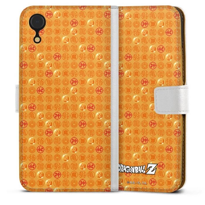 DeinDesign Handyhülle Dragonball Z Offizielles Lizenzprodukt Manga DBZ Dragon Balls Pattern Apple iPhone Xr Hülle Handy Flip Case Wallet Cover Handytasche Leder