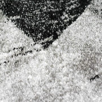 Teppich Teppich Rauten Design schwarz grau, TeppichHome24, rechteckig