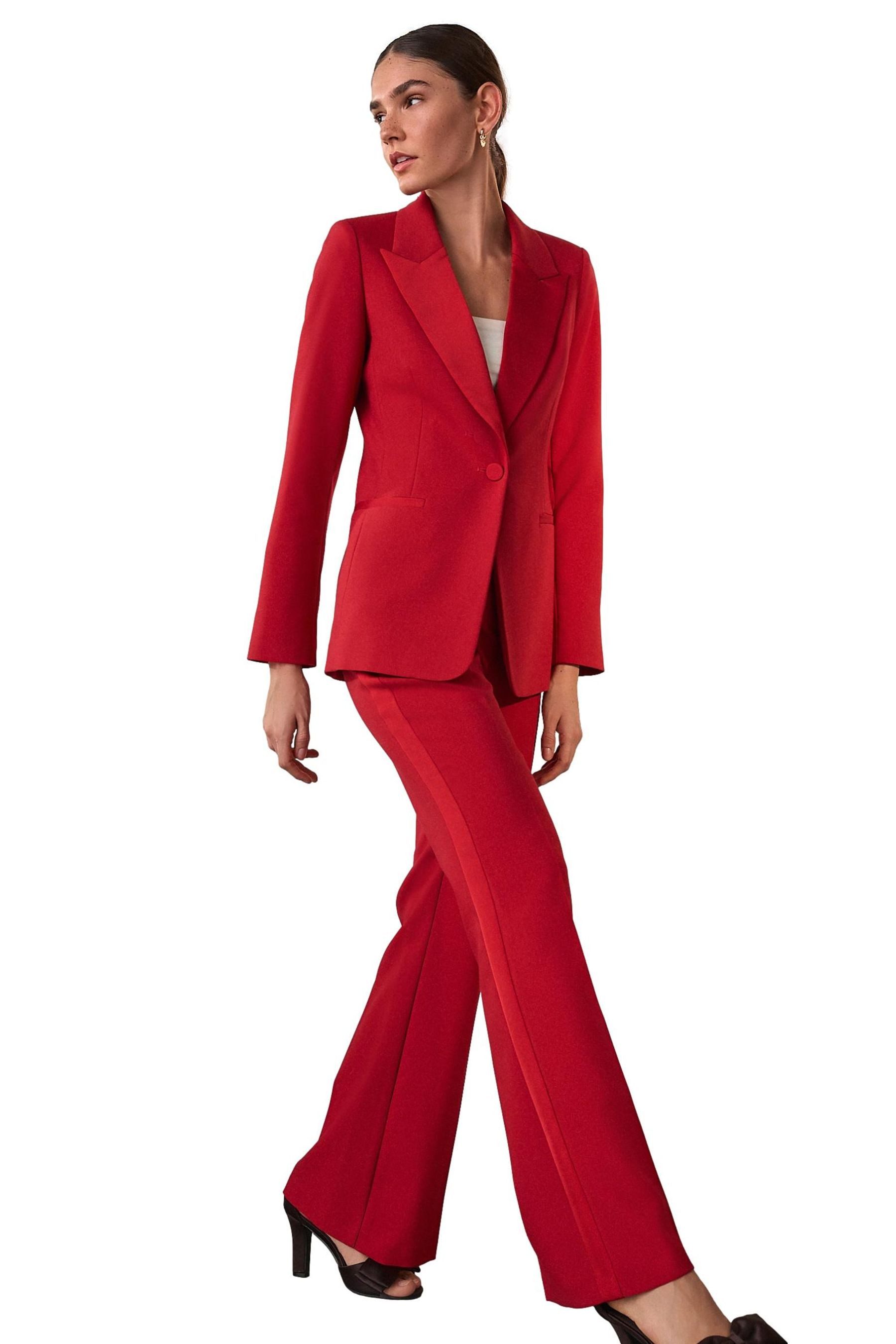 Next Jackenblazer Tailored Fit einreihiges Smokingsakko günstig online kaufen