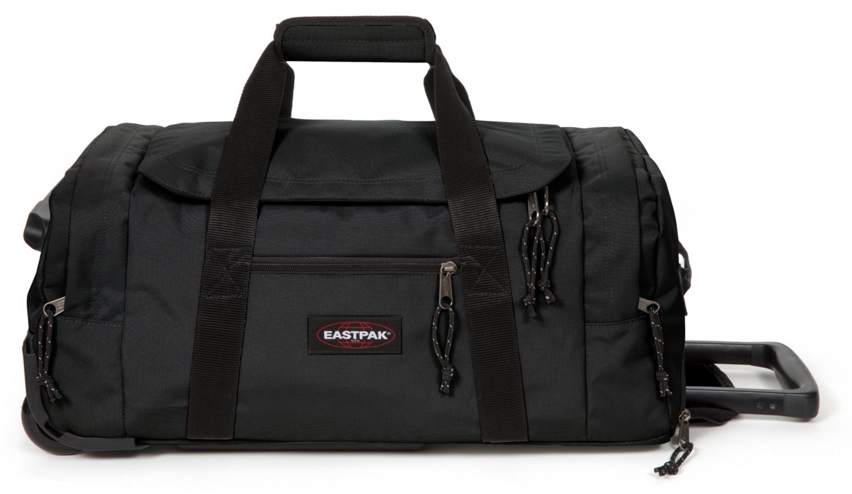 Eastpak Weichgepäck-Trolley Leatherface S +, 2 Rollen, Rollen Reisetasche, Handgepäckskoffer mit 2 leichtgängigen Rollen