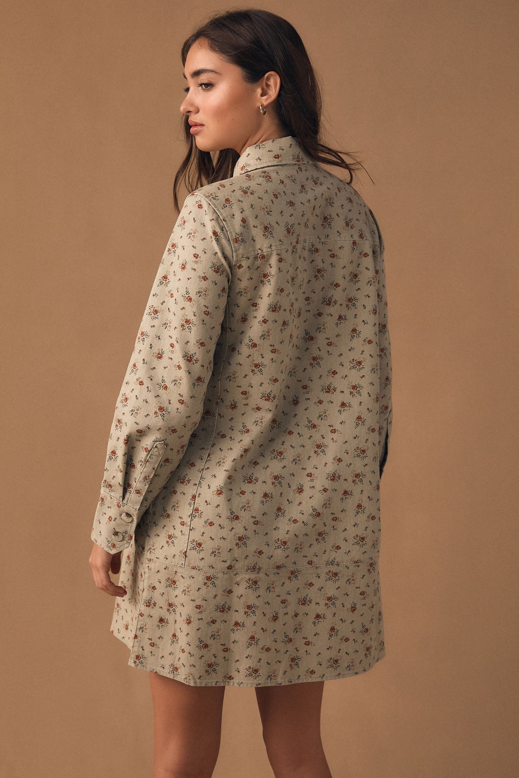 Next Hemdblusenkleid Langärmeliges Schlupf-Hemdblusenkleid (1-tlg) günstig online kaufen