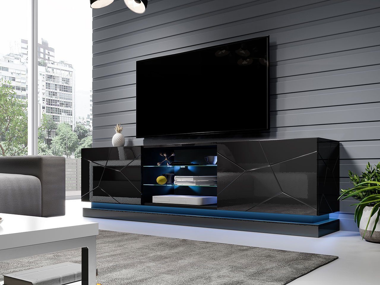 MIRJAN24 TV-Schrank Qiu 200 (mit 2 günstig online kaufen