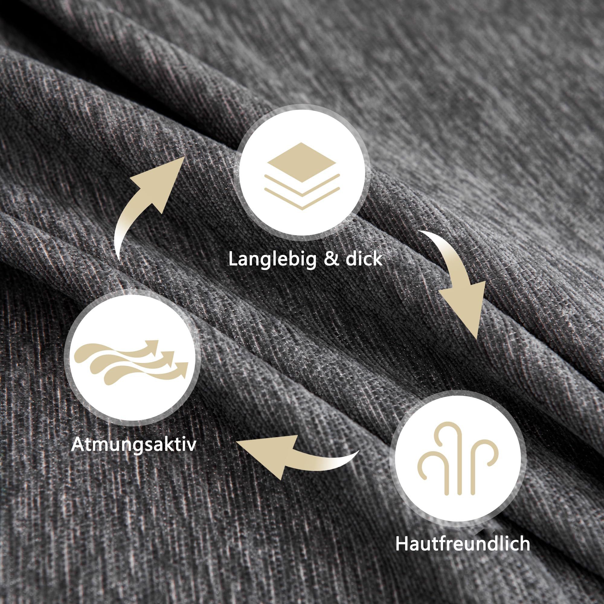 Coonoor Kratzmatte Kratzschutz für Sofa, Einfarbig Sofa Überwurfdecke, Sofa günstig online kaufen