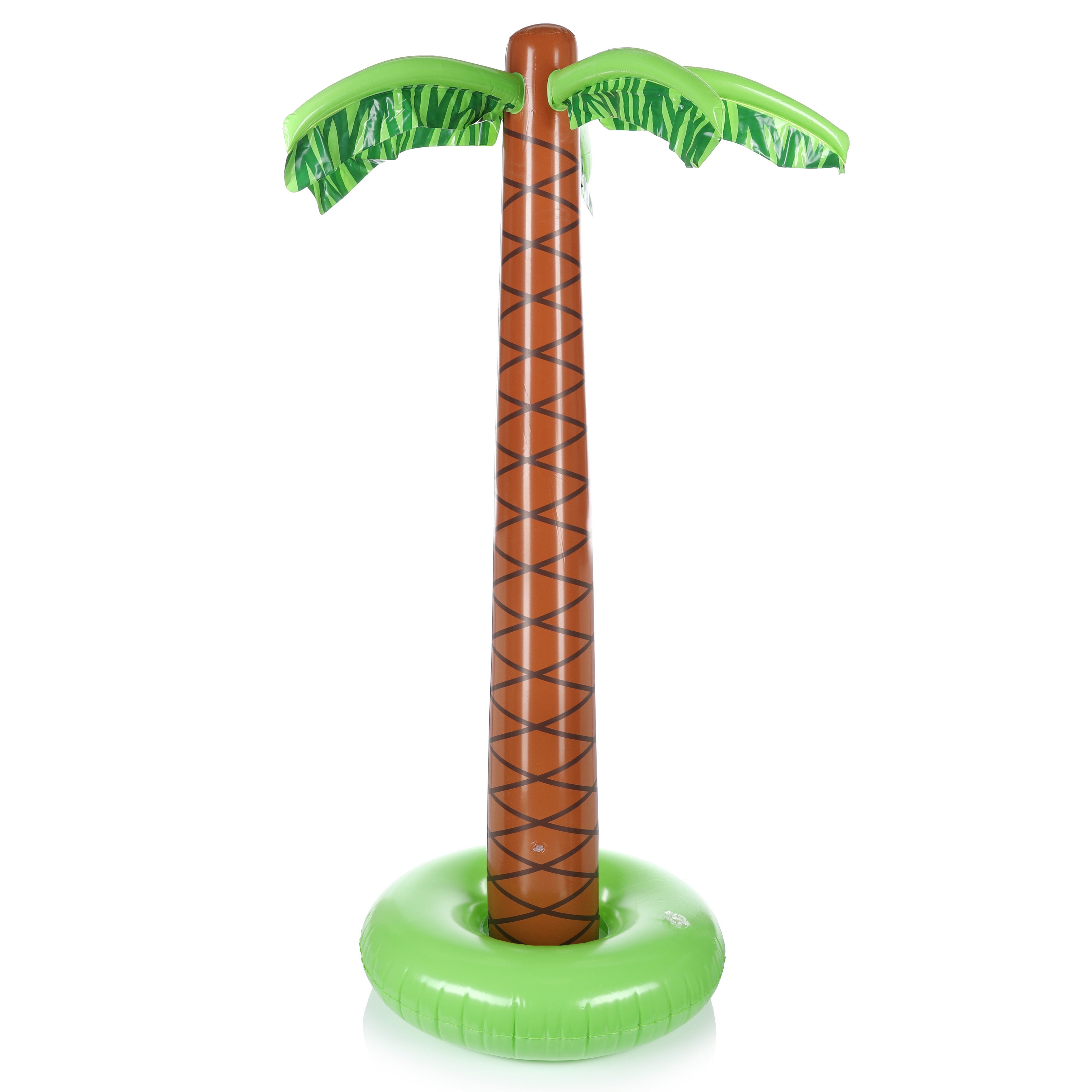 FunX Aufblasbares Partyzubehör Aufblasbare Palme XXL 180 cm, Sommer Party Zubehör für Beach-Partys
