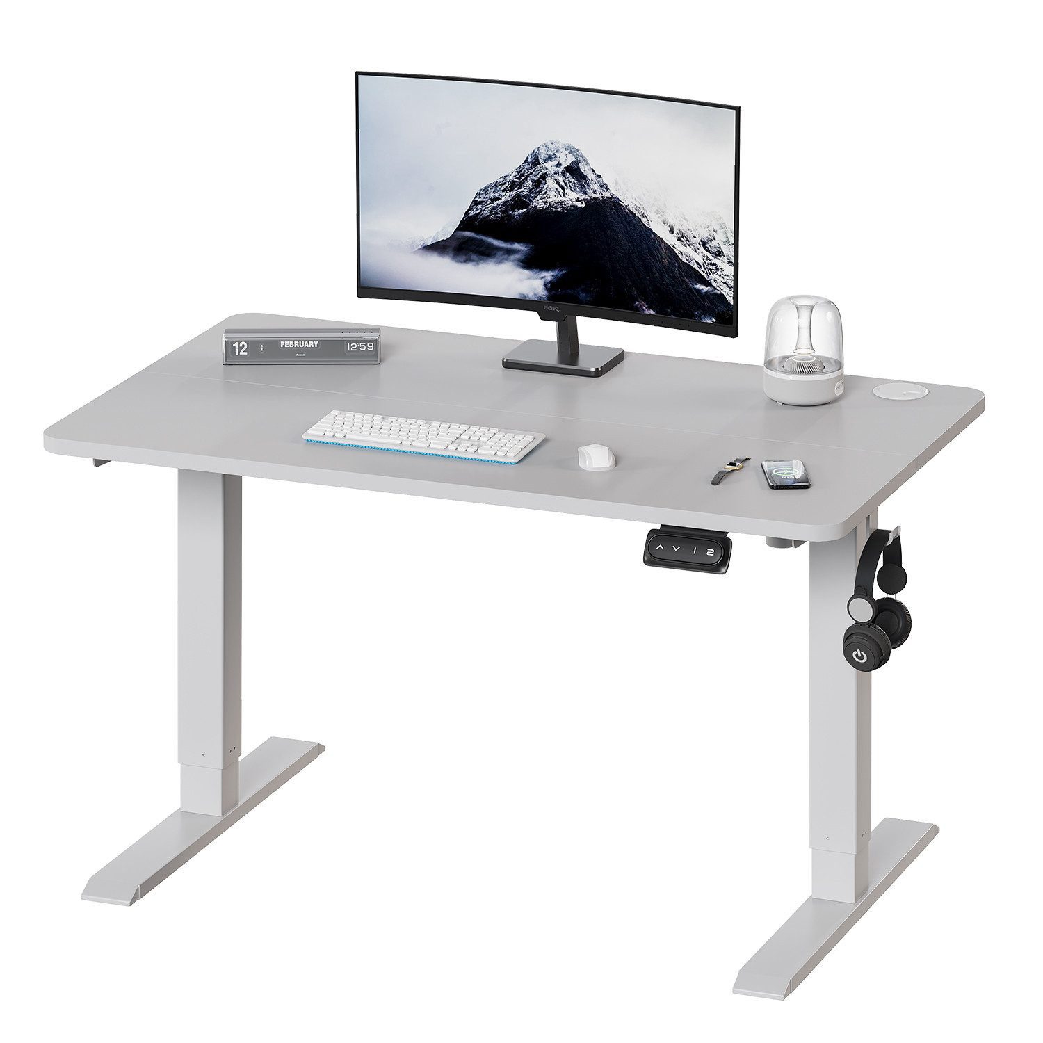 HOMALL Schreibtisch Höhenverstellbar elektrischer Memory-Funktion 100/120/1 günstig online kaufen