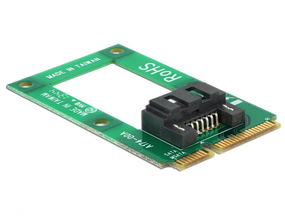 Konverter mSATA full size - 1x SATA 7 Pin Buchse Computer-Kabel