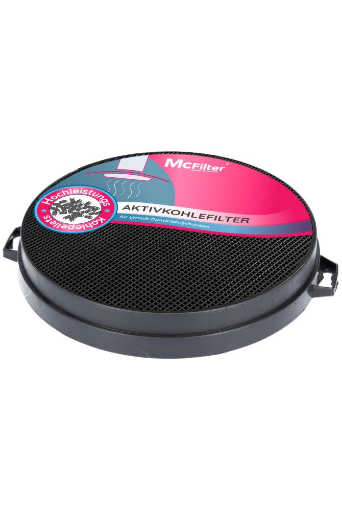 McFilter Aktivkohlefilter Kohlefilter Filter passend für Constructa 00353121, Bosch/Neff DHZ5140, Bauknecht 481281718524, AEG 902979371/9, Filter für Dunstabzugshaube
