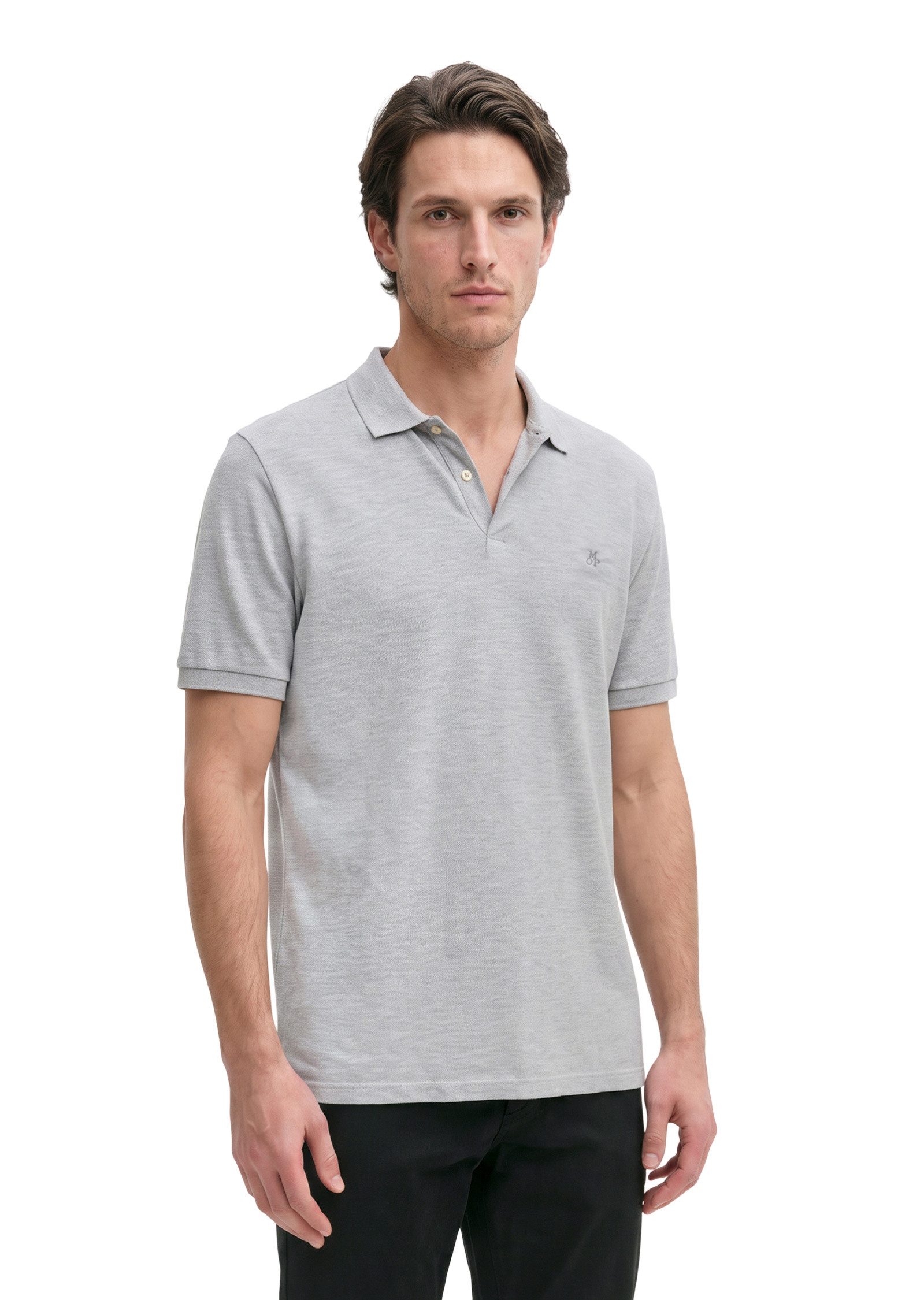 Marc O'Polo Poloshirt aus reiner Bio-Baumwolle