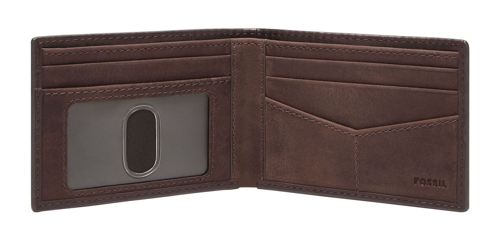 Fossil Herren-Geldbörse – Bifold Passcase Aus Echtem Leder Mit RFID-Schutz
