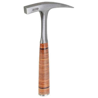 PICARD Hammer Hammer Ganzstahl-Geologenhammer mit Schneide und Ledergri