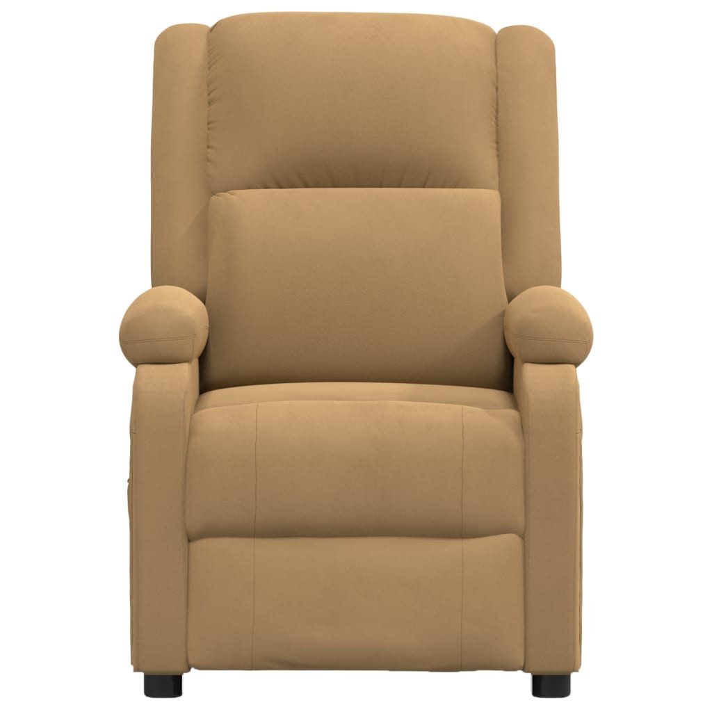 vidaXL Massagesessel Massagesessel Braun Samt (1-St) günstig online kaufen