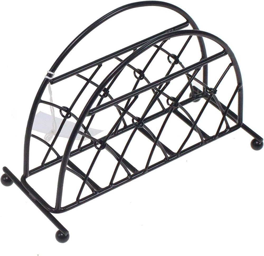 Ambiente Luxury Paper Products Serviettenhalter Serviette Halter Standgitter aus Metall, Metall