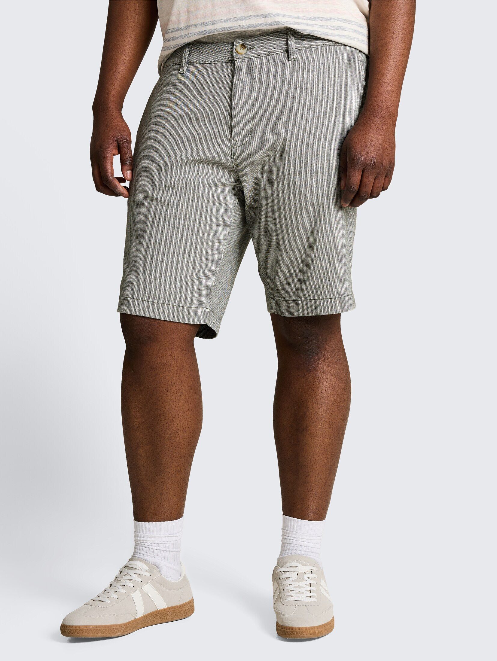 TOM TAILOR PLUS Hosen & Chino Plus Size - Chino Shorts mit Stretch