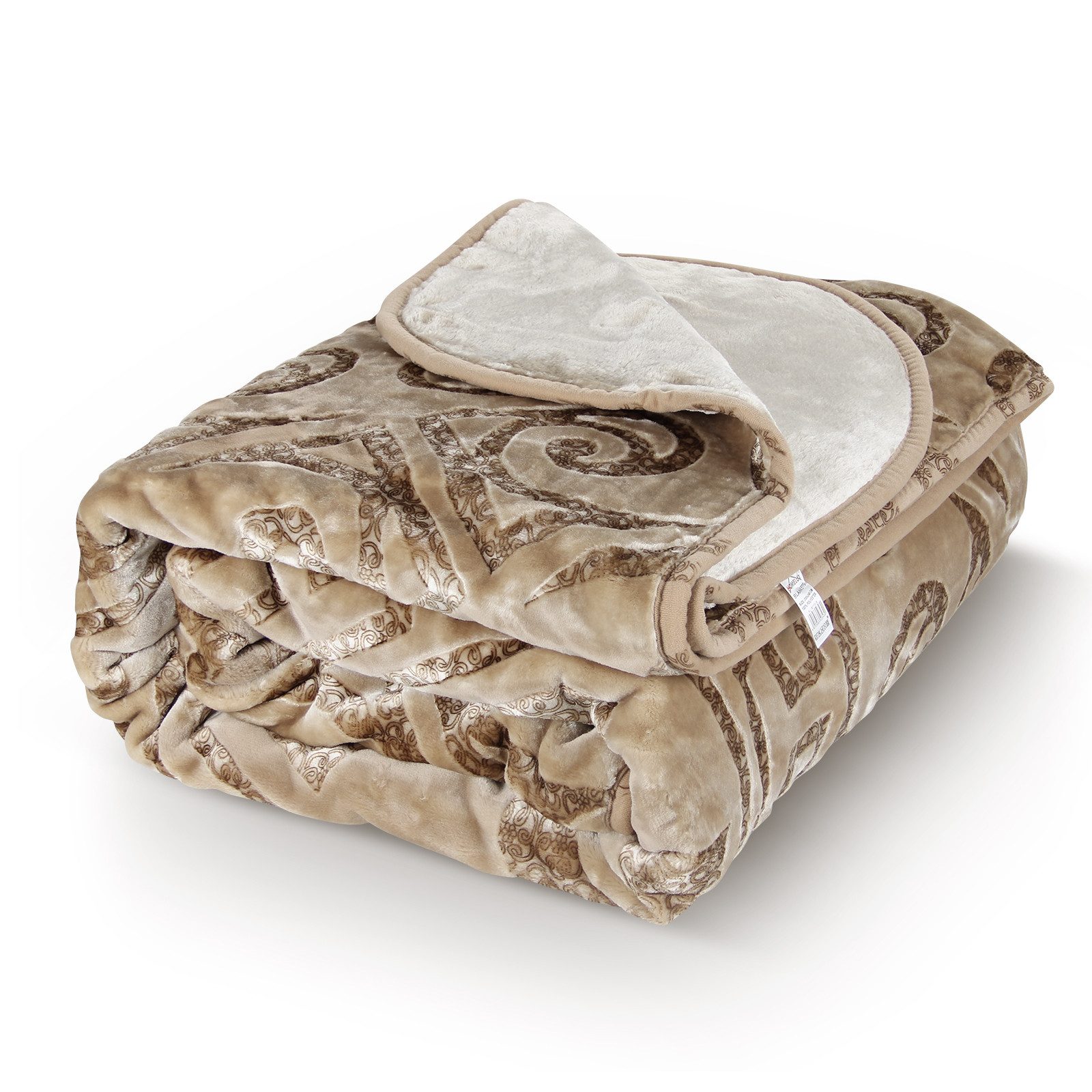 Wohndecke Kuscheldecke Flauschig 200x240 Warm Weiche Bettdecke Einfarbig, H günstig online kaufen