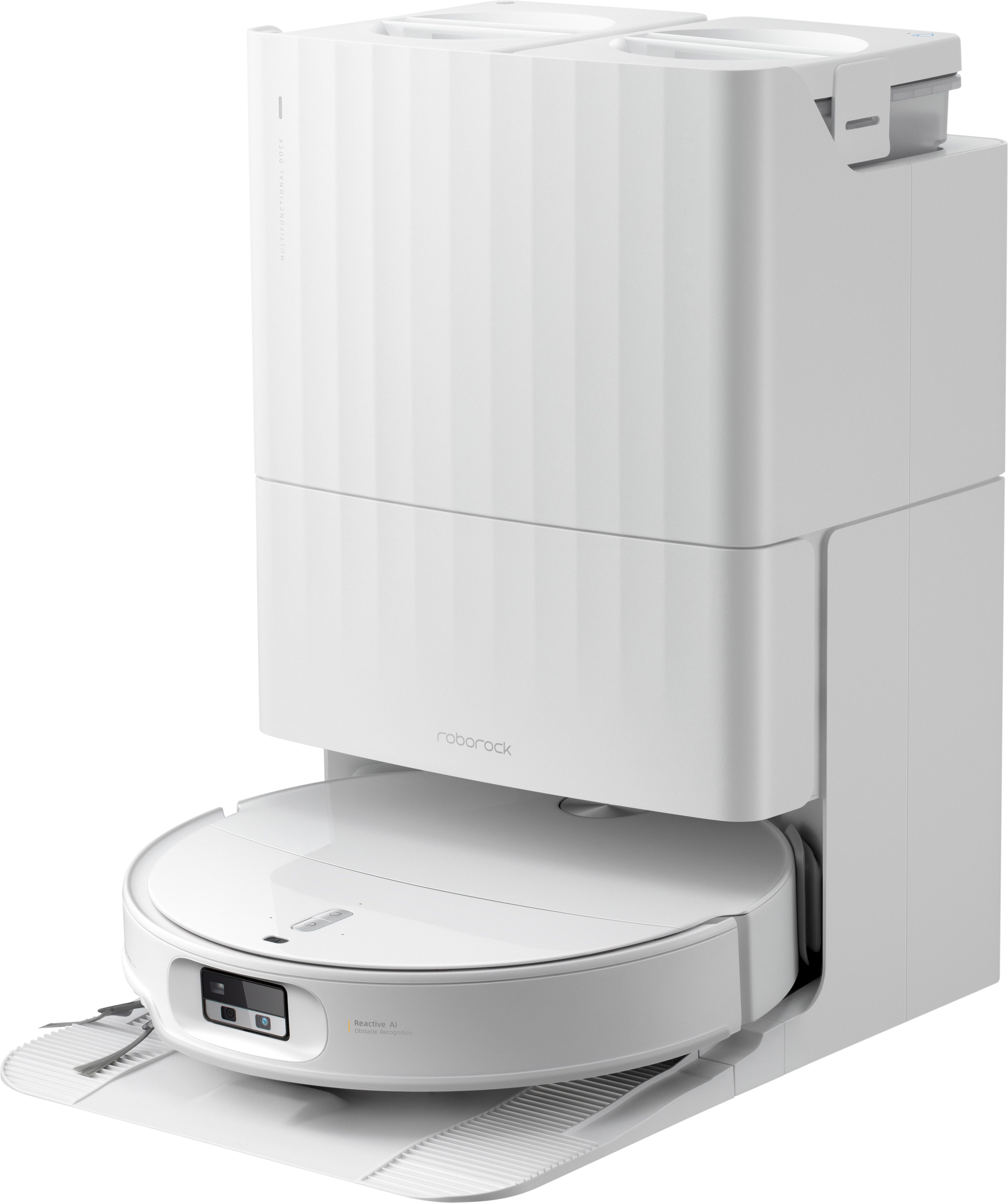 Roborock Saugroboter Qrevo Edge 2X, 60 W, mit Beutel, 25.000 Pa HyperForce-Saugkraft, Multifunktionsstation