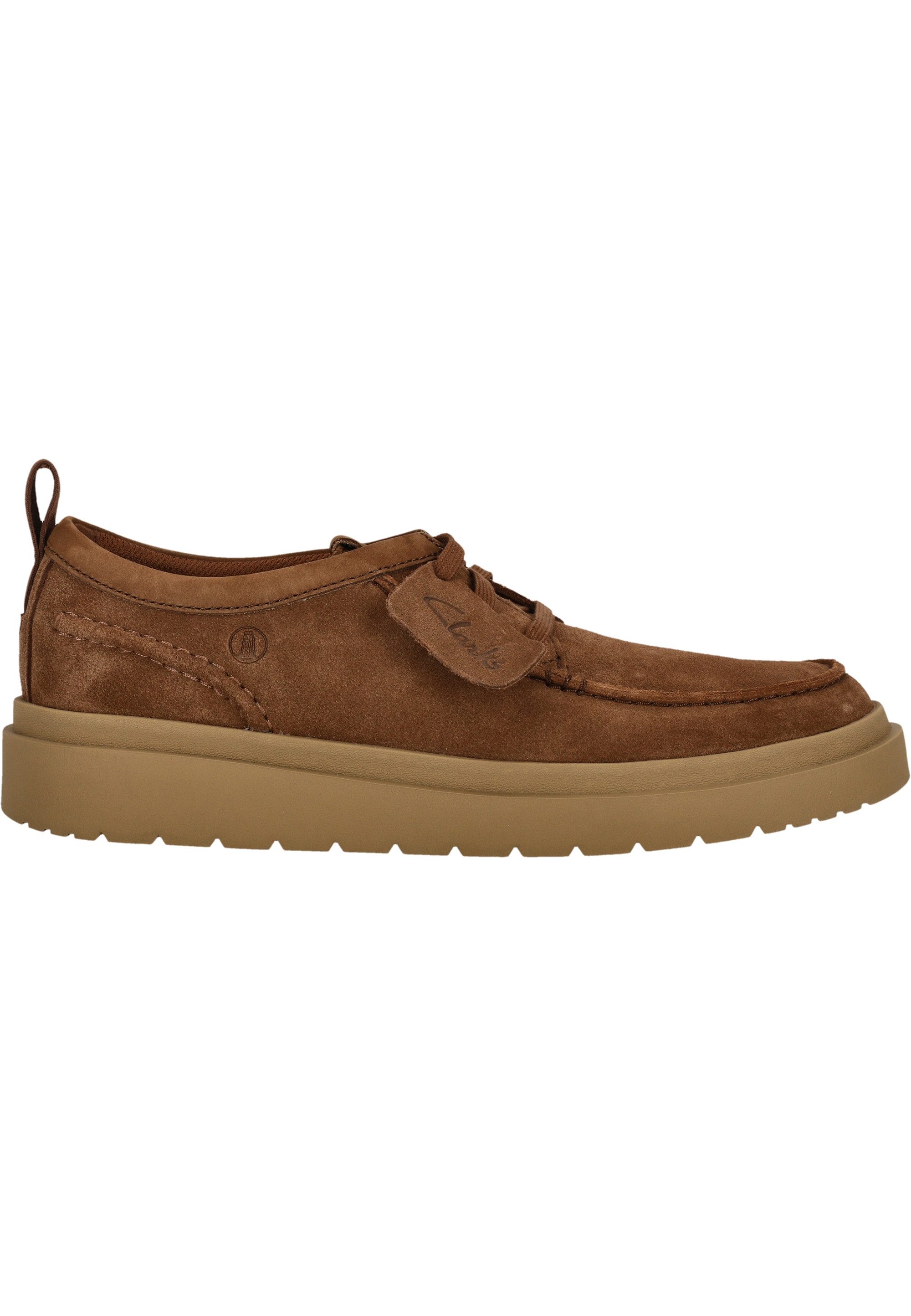 Clarks Polden Moc Schnürschuh mit markanter Sohle