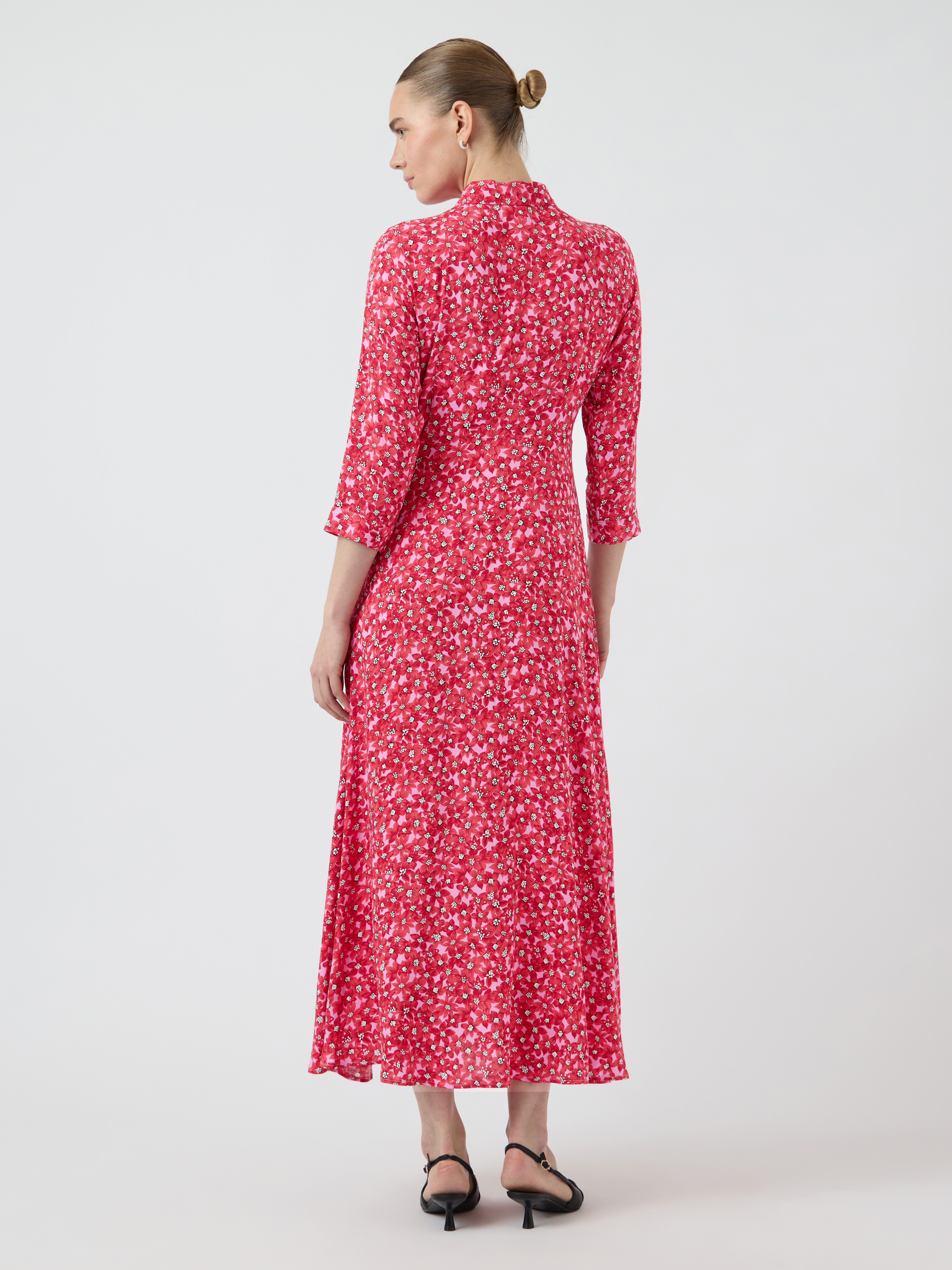 Y.A.S Hemdblusenkleid YASSAVANNA LONG SHIRT DRESS Viskose, loose fit