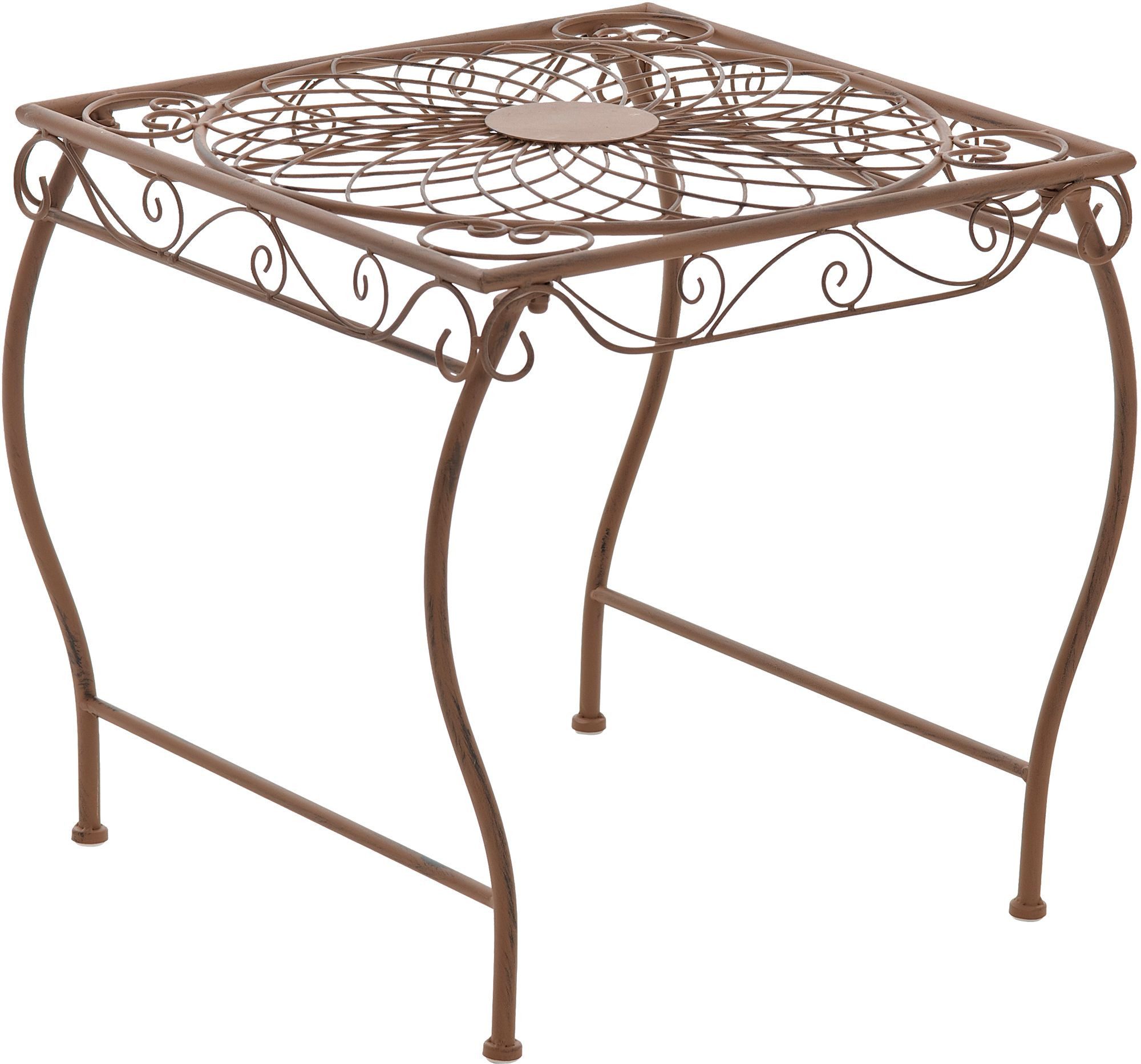 CLP Gartentisch Zarina, eckig, 50 x 45 cm (1er), in nostalgischem Design
