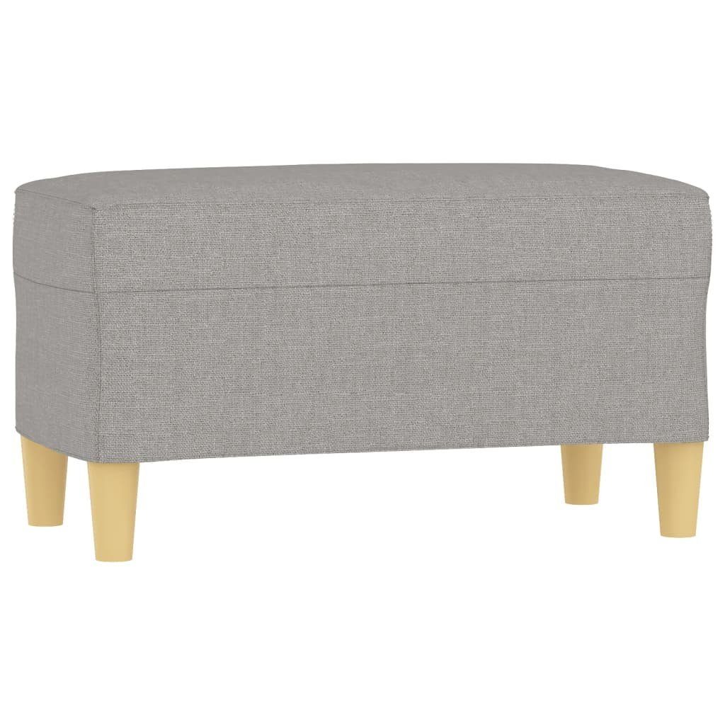 Sitzbank Sitzbank Hellgrau 70x35x41 cm Stoff