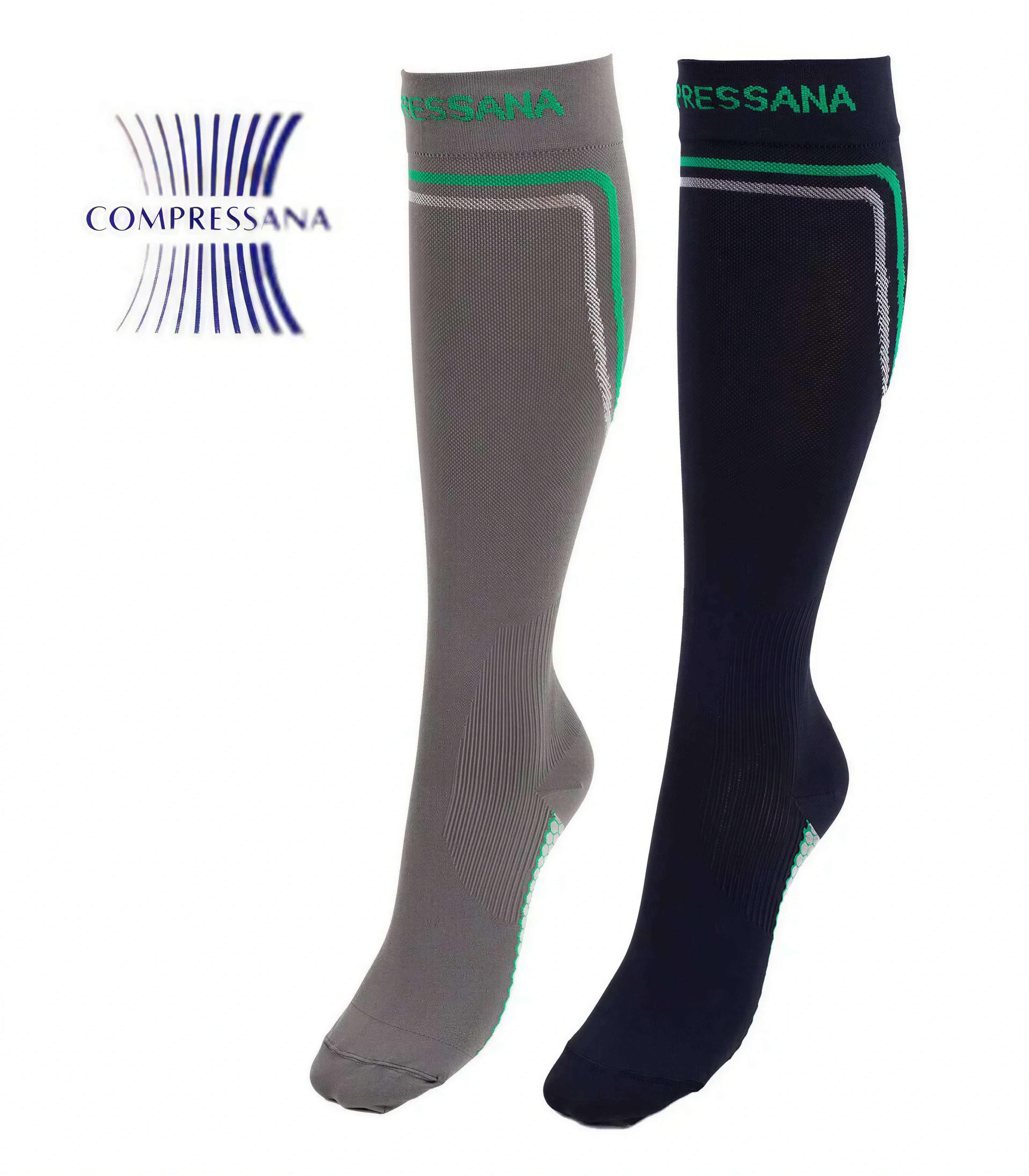 COMPRESSANA Stützkniestrümpfe Sport Stütz-Kniestrümpfe SPORT COMPETITION (1-Paar, 1 Paar) eleganter Alltagshelfer
