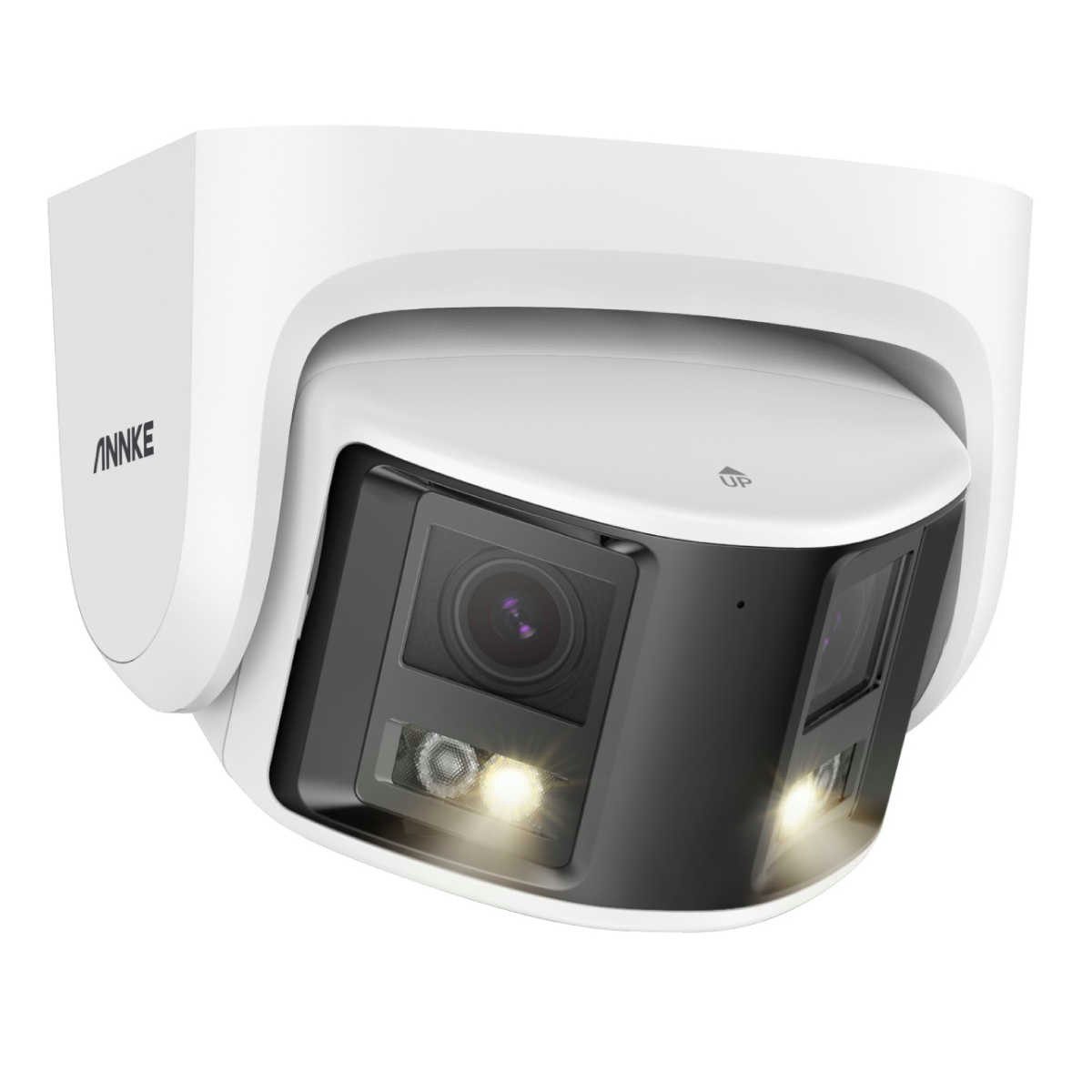 Annke Überwachungskamera I91DX 4K Ultra HD IP PoE (mit zwei Objektiven, 180° Panoramablick, Nachtsicht in Farbe)